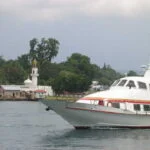 One of several seacrafts plying the Isabela City - Zamboanga route